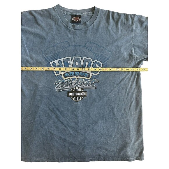 2001 Harley Davidson HEADS Above The Rest Las Vegas Southern NV Sz L Made In USA - Picture 4 of 5